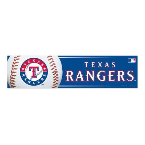 Wincraft Texas Rangers 3x12 Bumper Sticker