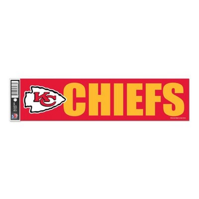 Wincraft Kansas City Chiefs 3x12 Bumper Sticker