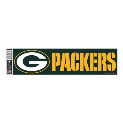 Wincraft Green Bay Packers 3x12 Bumper Sticker