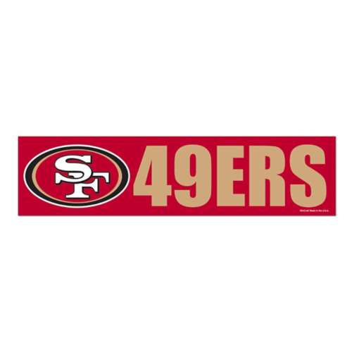 WinCraft San Francisco 49ers 3-Pack Fan Decal