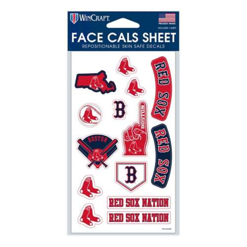 Wincraft Boston Red Sox Face Tattoo Sheet