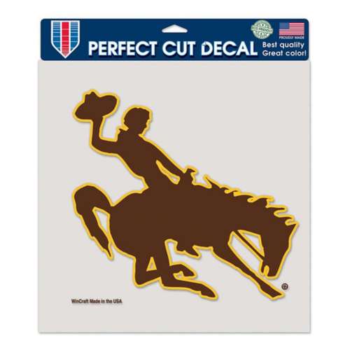 Wincraft Wyoming Cowboys 8X8 Perfect Cut Decal
