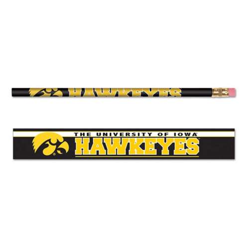 Wincraft Iowa Hawkeyes 6 Pack Pencils