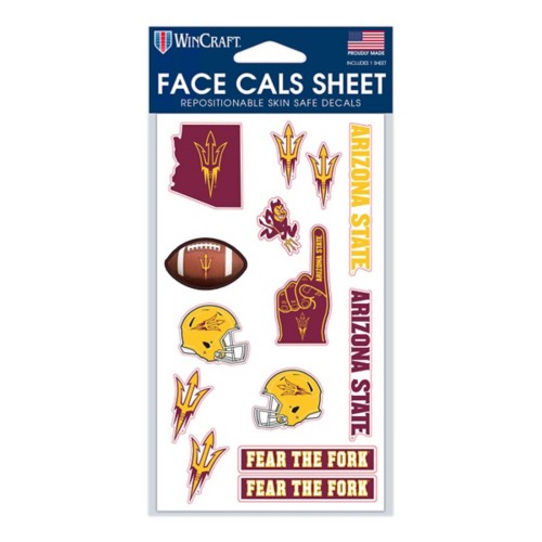 Wincraft Arizona State Sun Devils 4"x7" Face Cals Sheet