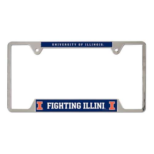 Wincraft Illinois Fighting Illini Metal License Plate Frame