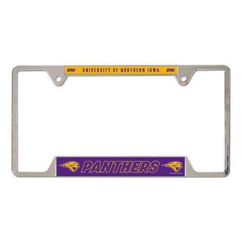 Wincraft Northern Iowa Panthers Metal License Plate Frame