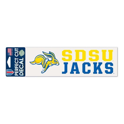 Wincraft South Dakota State Jackrabbits 3"x10" Perfect Cut Decal - Primary Image