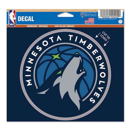Wincraft Minnesota Timberwolves 5X6 Multi Use Decal
