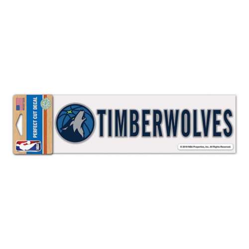 Wincraft Minnesota Timberwolves 3X10 Perfect Cut Decal