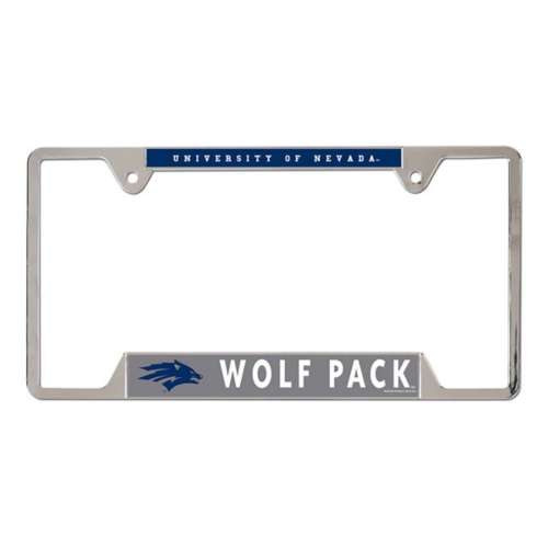 Wincraft Nevada Wolf Pack Metal License Plate Frame