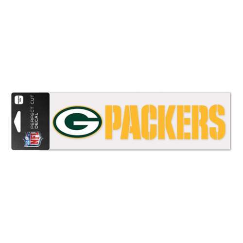 Green Bay Packers Decal 3x10 Perfect Cut Color Wordmark