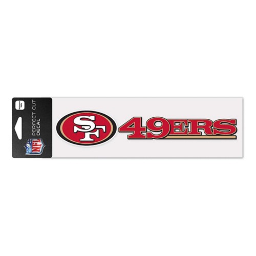 Wincraft San Francisco 49ers 3"x10" Perfect Cut Decal - Primary Image