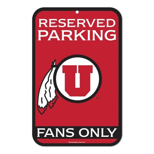 Wincraft Utah Utes 11"x17" Reserved Parking Sign - Primary Image