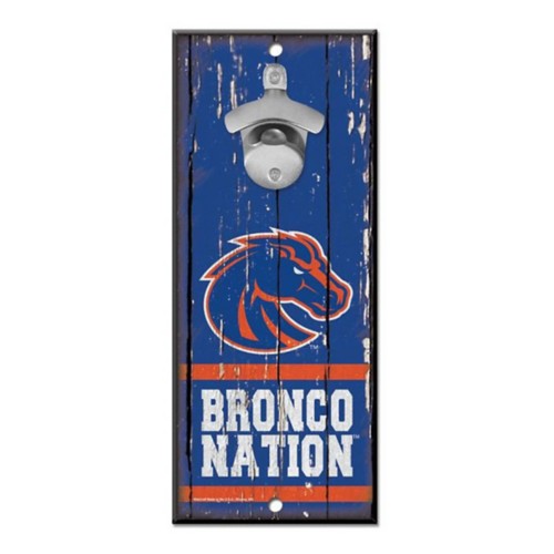 Wincraft Boise State Broncos  5"x11" Bottle Opener Sign - Primary Image