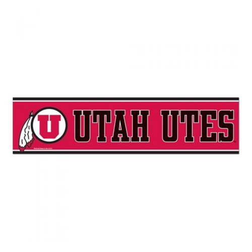 Wincraft Utah Utes 3"x12" Bumper Sticker - Primary Image