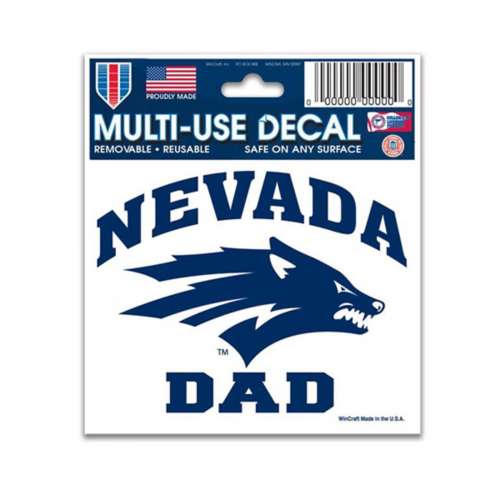 Wincraft Nevada Wolf Pack Dad 3"x4" Decal
