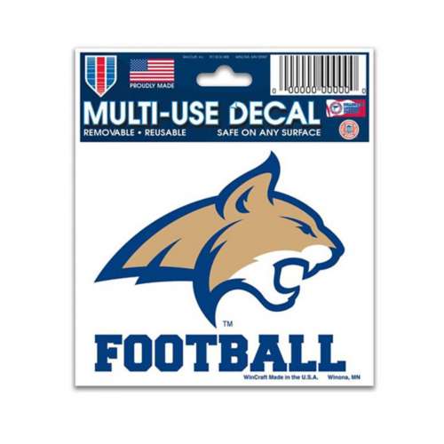 Wincraft Montana State Bobcats Football 3"x4" Decal