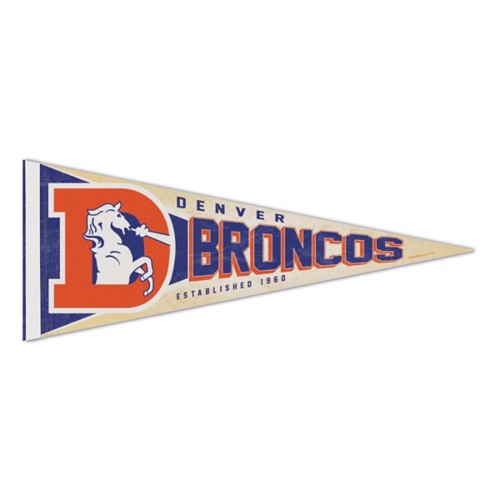 Wincraft Denver Broncos 12"x30" Throwback Premium Pennant - Primary Image