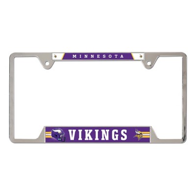 Wincraft Minnesota Vikings Metal License Plate Frame
