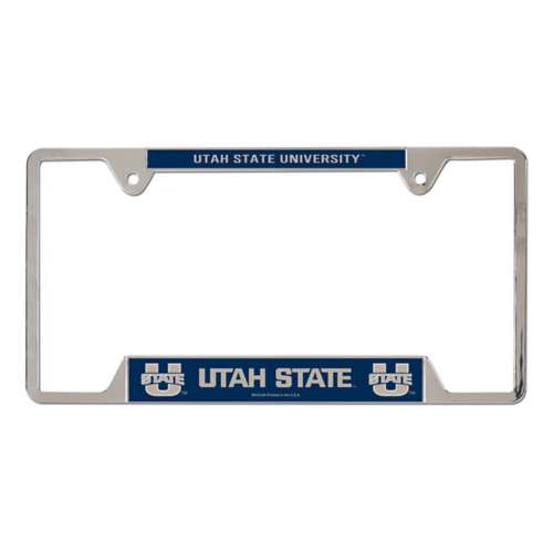 Wincraft Utah State Aggies Metal License Plate Frame