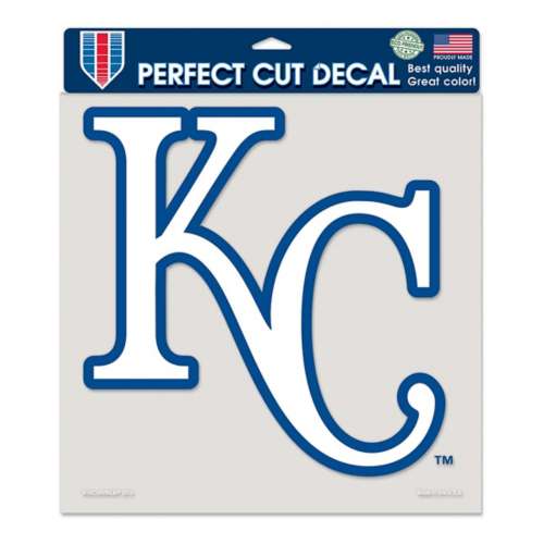 Kansas City Royals Crown KC Royals Perfect Cut Color Decal 8 x 8 b