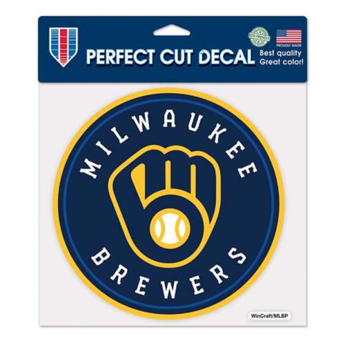 Wincraft Milwaukee Brewers 8"x8" Perfect Cut Decal