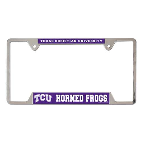 Wincraft TCU Horned Frogs Metal License Plate Frame