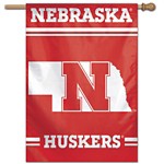 Wincraft Nebraska Cornhuskers 28"x40" Vertical Flag - Thumbnail 1 of 2