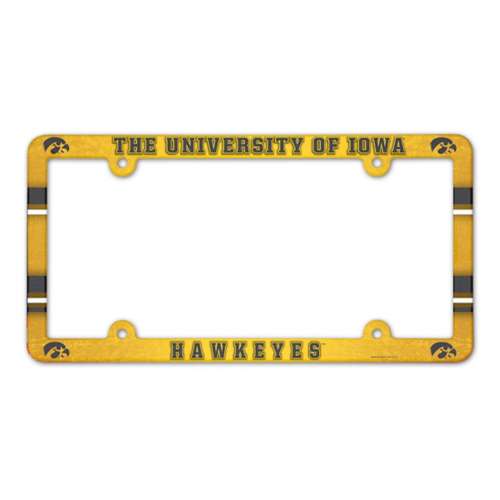 Wincraft Iowa Hawkeyes Plastic License Plate Frame