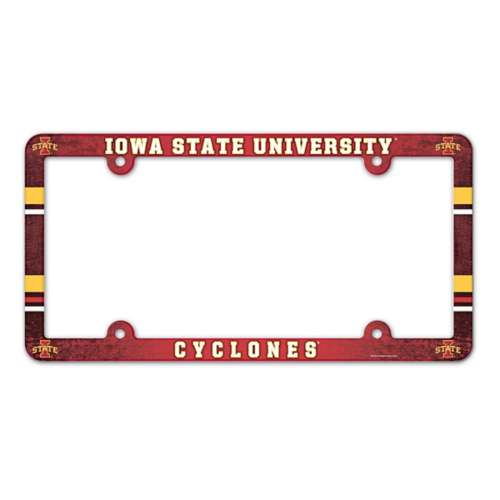 Wincraft Iowa State Cyclones Plastic License Plate Frame