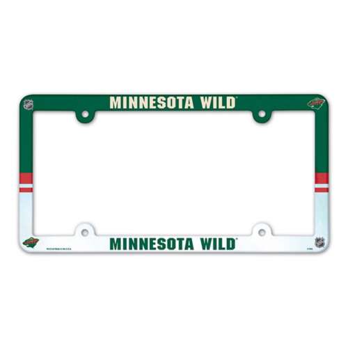 Wincraft Minnesota Wild Plastic License Plate Frame