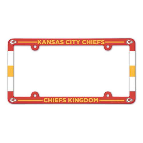 Wincraft Kansas City Chiefs Plastic License Plate Frame