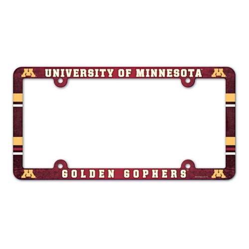 Wincraft Minnesota Golden Gophers Plastic License Plate Frame