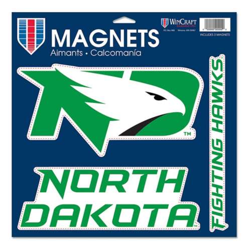 Wincraft North Dakota Fighting Hawks 11"x11" Magnet