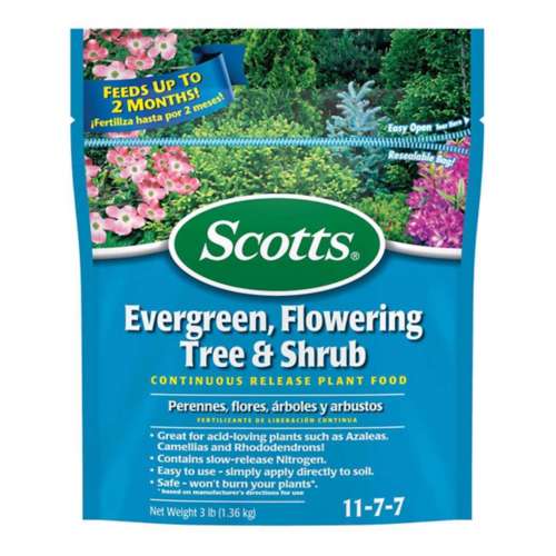Scotts Evergreen Flowering Tree & Shrub Granules Plant Food 3 lb