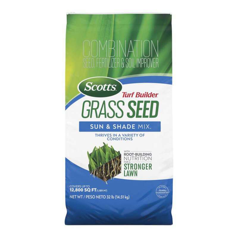 Scotts Turf Builder Grass Seed Sun & Shade Mix 32 lb