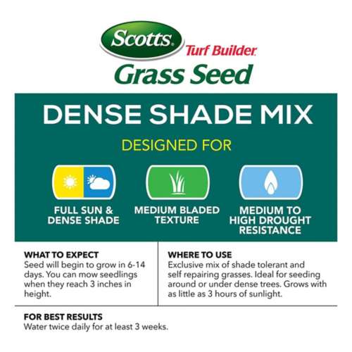 Scotts Turf Builder Mixed Dense Shade Grass Seed 3 lb