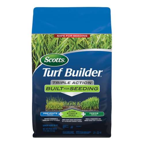 Scotts Turf Builder Triple Action Built for Seeding Pre Emergent Preventer & Fertilizer Lawn Fertili 4000sq ft