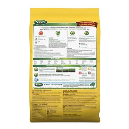 Scotts Turf Builder Weed & Feed Lawn Fertilizer For Multiple Grass Types 15000 sq ft