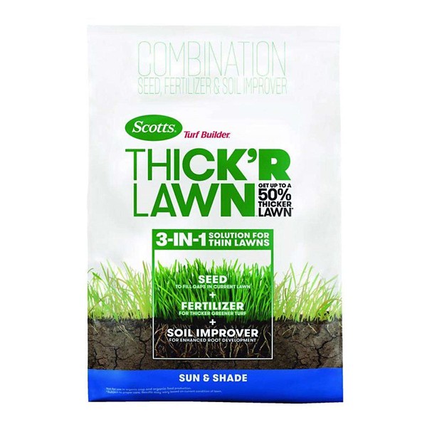 Scotts Turf Builder Thick'R Lawn All-Purpose Lawn Fertilizer For Sun/Shade Mix 1200 sq ft