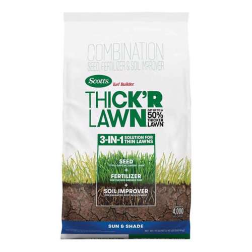 Scotts Turf Builder ThickR Lawn All-Purpose Lawn Fertilizer For Sun/Shade Mix 4000 sq ft
