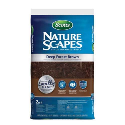 Scotts Nature Scapes Deep Forest Brown Enhanced Mulch - 2 Cu ft