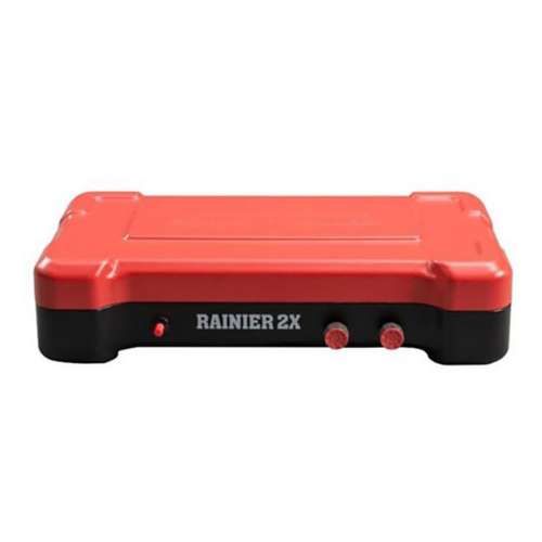 Camp Chef Mountain Series Rainier 2x TwoBurner Cooking System w/ Griddle & Carry Bag