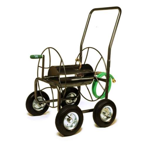 Yard Butler 400 ft. Silver Wheeled Hose Reel Cart