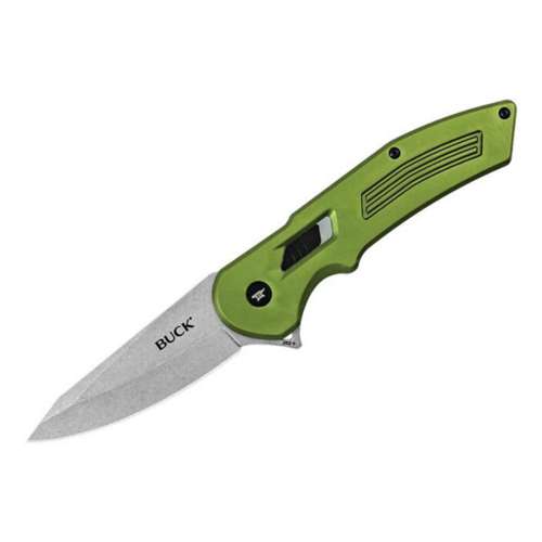 Buck 262 Hexam Assist Green Pocket Knife