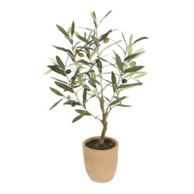 Allstate Floral 26" Olive Tree in Cement Pot