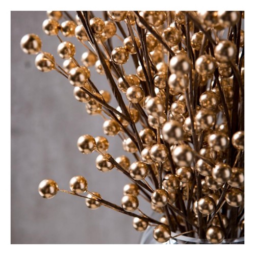 Allstate Floral 19in Gold Berry Spray - Primary Image