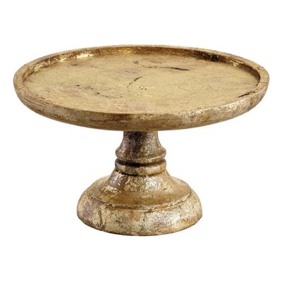 Allstate Floral 6in Wood Cake Stand