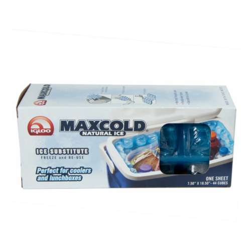 (4 pack) Igloo MaxCold Small Ice Freeze Block - Blue