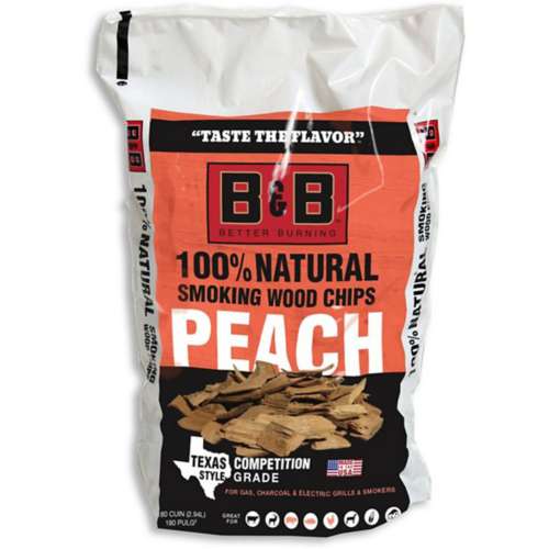 B&B Charcoal All Natural Peach Wood Smoking Chips